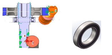 MTWB EV Bearing Case-Steering System QJ205 Bearing