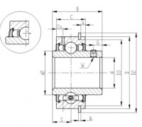 SER-ZSFF/ZMKFF Ultra-Light Eccentric Insert Bearings
