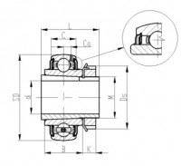 UK Series Insert Bearings – Adapter Sleeve Locking