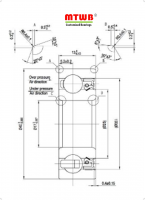 Elektrohandwerkzeuglager 6203 W13 FvLy TN9 A3 C3 V2 L10-6 für HUSQVARNA Holzbearbeitungs-Elektrowerkzeug